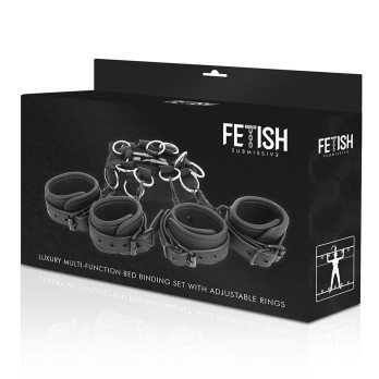 Fetish SubmissiveTrade - Luxury Bed Ties Set With Noprene Lining