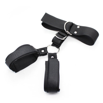 Ohmama Fetish Collar With Wrist Restraints Ajustable