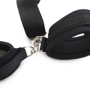 Ohmama Fetish Neoprene Gag With Hand Cuffs