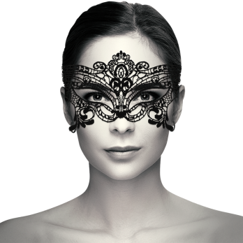 Coquette Chic DesireTrade - Wide Black Lace Mask