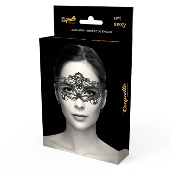 Coquette Chic DesireTrade - Fine Black Lace Mask