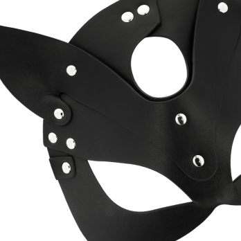 Coquette Chic DesireTrade - Vegan Leather Mask With Cat Ears