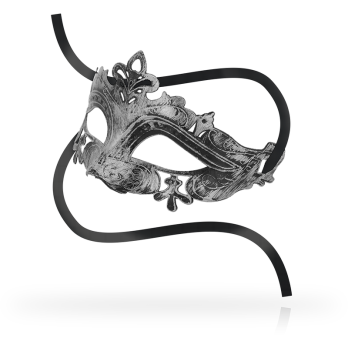 Ohmama Masks Venetian Eyemask - Silver