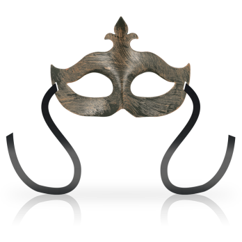 Ohmama Masks Fleur De Lis Eyemask - Copper