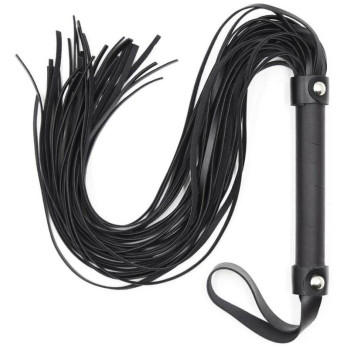 Ohmama Fetish Silver Rivet Flogger