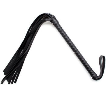 Ohmama Fetish With Textured Handle Flogger Slim