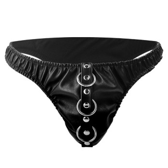 DarknessTrade - Submission Thong With Metal Chain