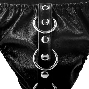 DarknessTrade - Submission Thong With Metal Chain