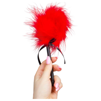 Secretplay Red Marabou Duster