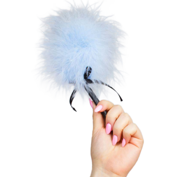 Secretplay Light Blue Marabou Duster