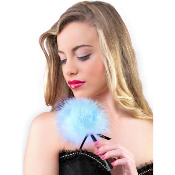 Secretplay Light Blue Marabou Duster