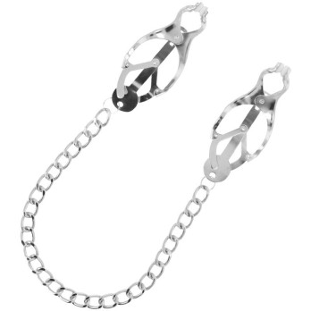 DarknessTrade - Metal Nipple Clamp With Chain