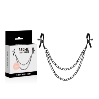 Begme Red Edition Nipple Clips With Chain