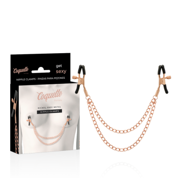 Coquette Chic DesireTrade - Fantasy Metal Nipple Clips With Chain