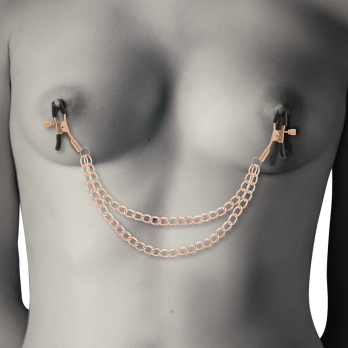 Coquette Chic DesireTrade - Fantasy Metal Nipple Clips With Chain