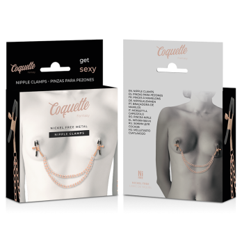 Coquette Chic DesireTrade - Fantasy Metal Nipple Clips With Chain