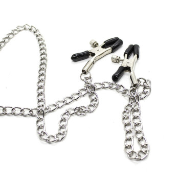 Ohmama Fetish Nipple Clamps Cock Ring Set