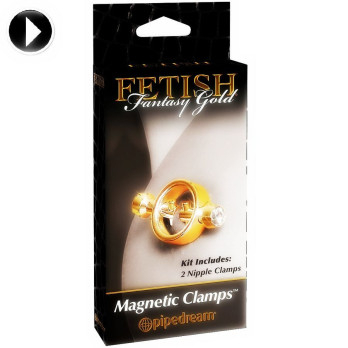 Fetish Fantasy Gold Magnetic Clamps