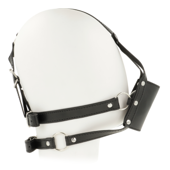 Ohmama Head Harness With Muzzle Cover Ball Gag