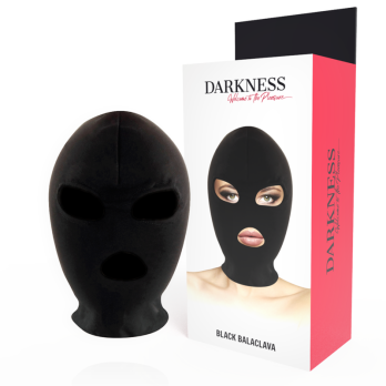 DarknessTrade - Bdsm Submission Mask Mouth And Eyes Black