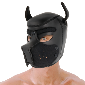 DarknessTrade - Neoprene Dog Mask With Removable Muzzle M