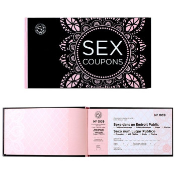 Secretplay Sex Coupons Sensual Exchange Vouchers (Fr / Pt)