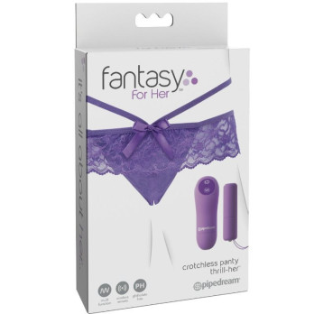 Fantasy For Her Crothless Panty Thrill-Her