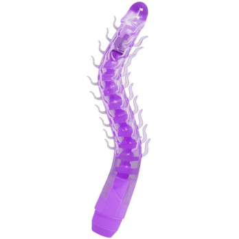 Flexi Vibe Sensual Spine Bendable Vibrating Purple 23.5 Cm