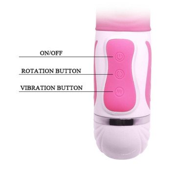 Pretty Love Flirtation Antoine Vibrator Rotation Function