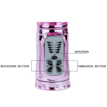 Rechargeable Vibrator Multifunction With Clit Stimulating Throbbing Butterfly