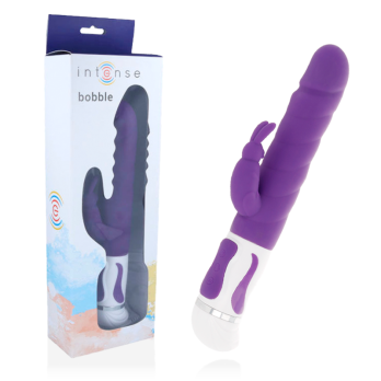 Intense Bobble Vibrator Rabbit Purple