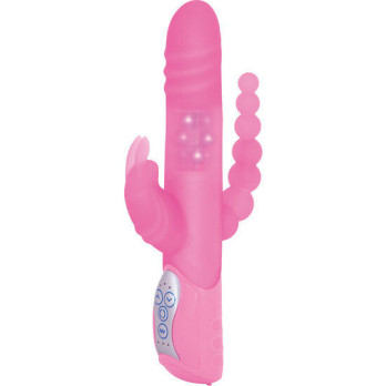 Sevencreations E Rabbit Triple Play- Pink Triple Stimulation Vibrator