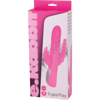 Sevencreations E Rabbit Triple Play- Pink Triple Stimulation Vibrator