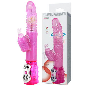 Travel Partner Up  Down Rotator Rabbit Pink