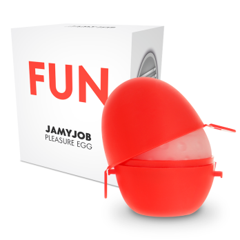 Jamyjob Egg Masturbator Red Edition Discrett