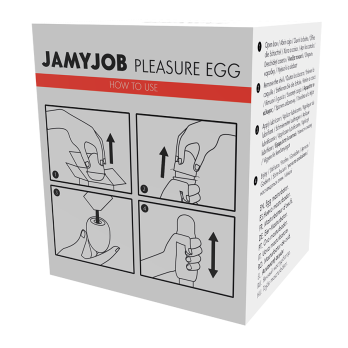 Jamyjob Egg Masturbator Red Edition Discrett