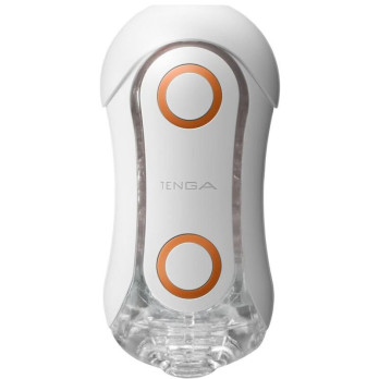 Tenga Flip Orb Strong Masturbator White And Orange Crash