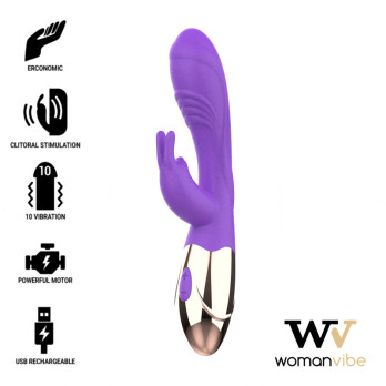 Womanvibe™ - Viora Silicone Rechargeable Vibrator