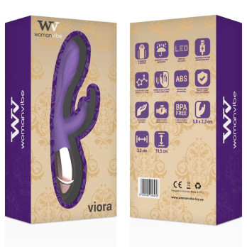 Womanvibe™ - Viora Silicone Rechargeable Vibrator