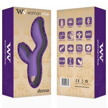 Womanvibe™ - Donna Rechargeable Silicone Vibrator