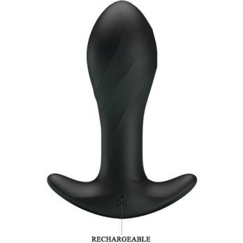 Pretty Love Anal Plug Massager Black