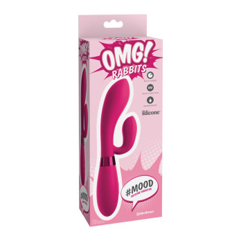 Omg Mood Silicone Vibrator Pink