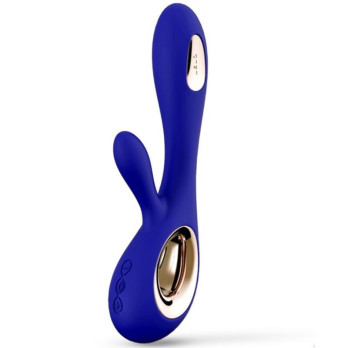 Lelo Soraya Wave Deep Rabbit Vibrator Midnight Blue