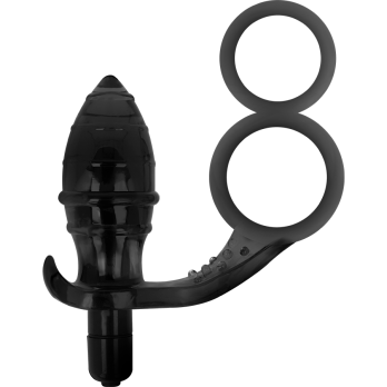 Addicted Toys Anal Plug With Double Black Ring