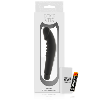 Dolce Vita™ - Realistic Pleasure Black Silicone