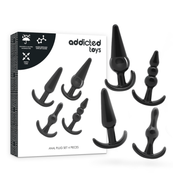 Addicted Toys Set 4 Anal Plugs