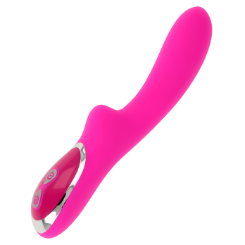 Ohmama Magnetic Rechargeable 10 Speeds Silicone Vibrator 21 Cm