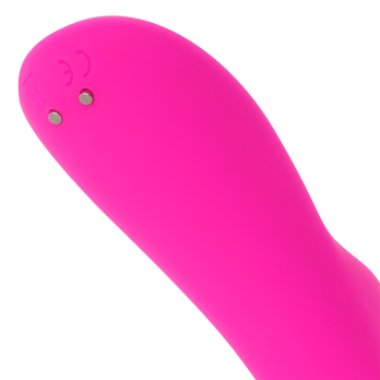 Ohmama Magnetic Rechargeable 10 Speeds Silicone Vibrator 21 Cm