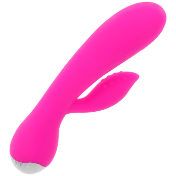 Ohmama Usb Rechargeable Silicone Rabbit Vibrator 10 Speeds 19 Cm