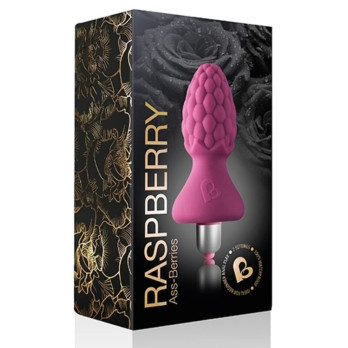 Rocks-Off Assberries Raspberry Vibrating Butt Plug